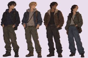 character line-up preview for character page
